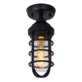 Lampa sufitowa zewnętrzna LIMAL Czarna E27 IP44 Lucide 118750130  5411212114846 lampynox noxbox www.lampynox.pl 2.jpg