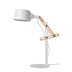 KREEN Biała E27 Lampka stołowa Lucide 06618/01/31