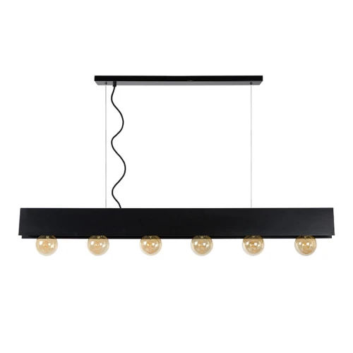 Lampa wisząca SURTUS Czarna 6xE27 Lucide 304740630  5411212302410 lampynox noxbox www.lampynox.pl 1.jpg