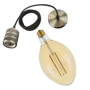 Lampa dekoracyjna LED RETRO SHINE BT180 350lm 6W 230V E-40 270° Barwa Ciepła