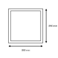 Wodoodporny Panel LED OTX80 40W 4000K 3800lm IP65 595x595mm OXYLED OXYP664040-65  5902701450489 lampynox noxbox www.lampynox.pl 2.jpg