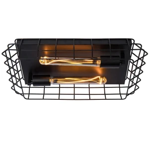 LATTICE Czarna 2xE27 Lampa sufitowa Lucide 05132/02/30
