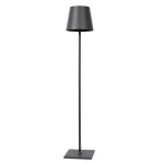 JUSTIN Czarna LED DIM 5W 3000K IP54 Lampka podłogowa ściemnialna zewnętrzna Lucide 27888/05/30