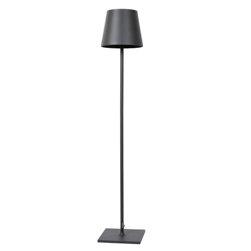 Lampka podłogowa ściemnialna zewnętrzna JUSTIN Czarna LED DIM 5W 3000K IP54 Lucide 278880530  5411212271860 lampynox noxbox www.lampynox.pl  1.jpg