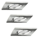 Olin LED | Nikiel kwadratowa trójpak    305855