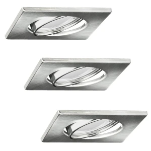 Olin LED | Nikiel kwadratowa trójpak    305855