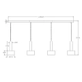 Lampa wisząca TEUN Czarna 4xE27 Lucide 454710430  5411212450807 lampynox noxbox www.lampynox.pl 9.jpg