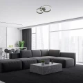 Lampa sufitowa Avalon aluminium szczotkowane LED 50W 4000K Rabalux 2229 | 5998250322292 noxbox lampynox www.lampynox.pl