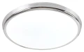 Plafon łazienkowy ściemnialny Balthasar chrom Ø 30cm LED Dim RGB 18W 3000-6500K Pilot Rabalux 3464 | 5998250334646 noxbox lampynox www.lampynox.pl