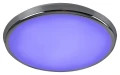 Plafon łazienkowy ściemnialny Balthasar chrom Ø 30cm LED Dim RGB 18W 3000-6500K Pilot Rabalux 3464 | 5998250334646 noxbox lampynox www.lampynox.pl