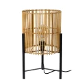 Lampa stołowa JANTINE Rattan Jasne drewno Ø30cm E27 Lucide 03540/01/72 | 5411212031631 noxbox lampynox www.lampynox.pl
