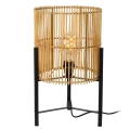 Lampa stołowa JANTINE Rattan Jasne drewno Ø30cm E27 Lucide 03540/01/72 | 5411212031631 noxbox lampynox www.lampynox.pl