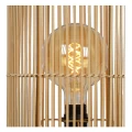 Lampa podłogowa JANTINE Ratan Jasne drewno Ø26cm E27 Lucide 03740/81/72 | 5411212031686 noxbox lampynox www.lampynox.pl