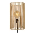 Lampa podłogowa JANTINE Ratan Jasne drewno Ø26cm E27 Lucide 03740/81/72 | 5411212031686 noxbox lampynox www.lampynox.pl