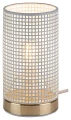Lampka stołowa Boogie biały | złoty E14 Rabalux 3179 | 5998250331799 noxbox lampynox www.lampynox.pl
