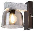 Kinkiet ścienny z włącznikiem Cardamom szary dąb | przydymiony E14 Rabalux 3081 | 5998250330815 noxbox lampynox www.lampynox.pl