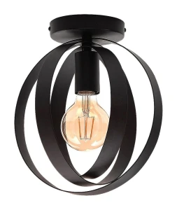 Cortado czarny E27 Lampa sufitowa