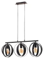 Lampa wisząca Cortado czarny 3xE27 Rabalux 5361 | 5998250353616 noxbox lampynox www.lampynox.pl
