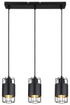 Dimitri czarny 3xE27 Lampa wisząca