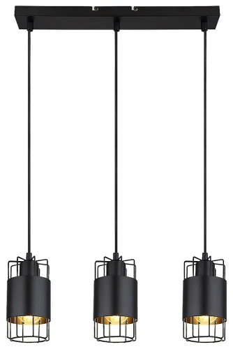 Lampa wisząca Dimitri czarny 3xE27 Rabalux 3126 | 5998250331263 noxbox lampynox www.lampynox.pl