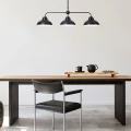 Lampa wisząca Dragan czarny mat 3xE27 Rabalux 5309 | 5998250353098 noxbox lampynox www.lampynox.pl