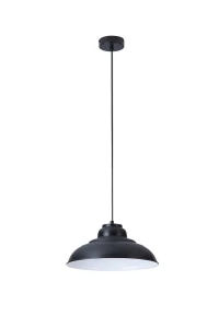 Dragan czarny mat E27 Lampa wisząca
