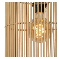 Lampa wisząca JANTINE Ratan Jasne drewno Ø26cm E27 Lucide 03440/01/72 | 5411212031679 noxbox lampynox www.lampynox.pl