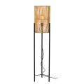 Lampa podłogowa na trójnogu JANTINE Rattan Jasne drewno Ø30cm E27 Lucide 03740/01/72 | 5411212031648 noxbox lampynox www.lampynox.pl