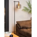 Lampa podłogowa JOANET Czarny | Szary przydymiony E27 Lucide 45794/01/65 | 5411212451606 noxbox lampynox www.lampynox.pl