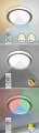 Lampa sufitowa sterowana aplikacją i pilotem Everest srebrny LED 40W WI-FI Pilot RGB 2700-6500K Rabalux 3510 | 5998250335100 noxbox lampynox www.lampynox.pl