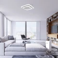 Lampa sufitowa Fandral chrom satyna LED 33W 4000K Rabalux 6996 | 5998250369969 noxbox lampynox www.lampynox.pl