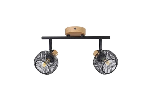 Spot Grendel brąz | czarny mat 2xE14 Rabalux 3128 | 5998250331287 noxbox lampynox www.lampynox.pl