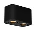 Downlight | Tuba Kobald czarny mat 2xGU10 Regulowany kierunek świecenia Rabalux 2053 | 5998250320533 noxbox lampynox www.lampynox.pl