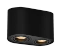 Downlight | Tuba Kobald czarny mat 2xGU10 Regulowany kierunek świecenia Rabalux 2051 | 5998250320519 noxbox lampynox www.lampynox.pl