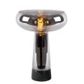 Lampka stołowa LISTELLE Zielony | Szary przydymiony Ø 28cm E27 Lucide 03528/01/65 | 5411212031563 noxbox lampynox www.lampynox.pl