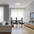 Lampa sufitowa Lagertha chrom Ø 49cm. LED Starlight 36W 4000K Rabalux 2012 | 5998250320120 noxbox lampynox www.lampynox.pl