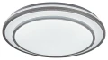 Lampa sufitowa ściemnialna Lupita srebrny Ø 49cm. LED Dim. 40W 3000-6500K Pilot Rabalux 2131 | 5998250321318 noxbox lampynox www.lampynox.pl