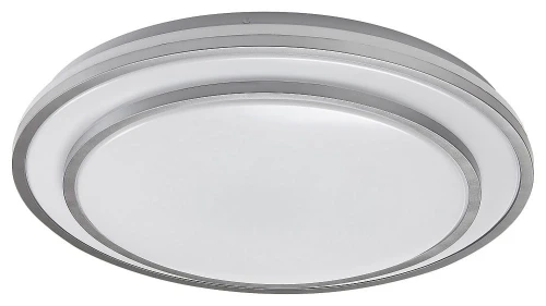 Lampa sufitowa ściemnialna Lupita srebrny Ø 49cm. LED Dim. 40W 3000-6500K Pilot Rabalux 2131 | 5998250321318 noxbox lampynox www.lampynox.pl