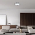 Lampa sufitowa ściemnialna Lupita czarny Ø 49cm. LED Dim. 40W 3000-6500K Pilot Rabalux 2130 | 5998250321301 noxbox lampynox www.lampynox.pl