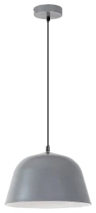 Malia szary Ø 29,5cm. E27 Lampa wisząca