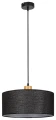 Lampa wisząca Miguel czarny | brąz (dąb) Ø 35cm. E27 Rabalux 3247 | 5998250332475 noxbox lampynox www.lampynox.pl