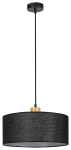 Miguel czarny | brąz (dąb) Ø 35cm. E27 Lampa wisząca