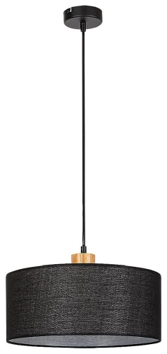 Lampa wisząca Miguel czarny | brąz (dąb) Ø 35cm. E27 Rabalux 3247 | 5998250332475 noxbox lampynox www.lampynox.pl