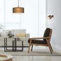 Lampa wisząca Miguel czarny | brąz (dąb) Ø 35cm. E27 Rabalux 3247 | 5998250332475 noxbox lampynox www.lampynox.pl