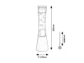 Dekoracyjna lampka stołowa Minka multikolor LED 20W Rabalux 7028 | 5998250370286 noxbox lampynox www.lampynox.pl