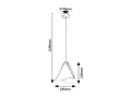 Lampa wisząca Neva czarny mat | brąz E27 Rabalux 6650 | 5998250366500 noxbox lampynox www.lampynox.pl