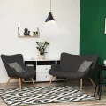 Lampa wisząca Neva czarny mat | brąz E27 Rabalux 6650 | 5998250366500 noxbox lampynox www.lampynox.pl
