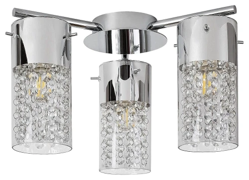 Łazienkowa lampa sufitowa Niagara chrom 3xE14 IP44 Rabalux 2195 | 5998250321950 noxbox lampynox www.lampynox.pl