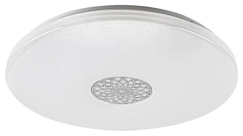 Plafon Ophelia chrom Ø 60cm. LED 40W Starlight WI-FI Pilot RGB 3000-6500K Rabalux 5365 | 5998250353654 noxbox lampynox www.lampynox.pl
