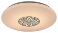 Plafon Ophelia chrom Ø 40cm. LED 24W Starlight WI-FI Pilot RGB 3000-6500K Rabalux 5364 | 5998250353647 noxbox lampynox www.lampynox.pl